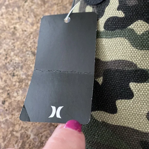 NWT Hurley Kayo Slip on Sneaker Shoe Camo and Black 10.5 M - Picture 4 of 14